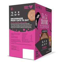 Topper Fussy Tiki Cat, texture ultra palatable pour nourrir les repas.