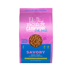 Sachet Tiki Dog Born Carnivore, format 3,5 livres, pratique pour chien adulte.