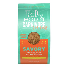 Tiki Dog Born Carnivore: sac 4,5 kg pratique pour repas quotidiens.