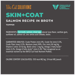 Tiki Cat Solutions zinc biotine pour peau et poil sains.