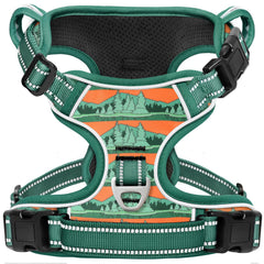 Harnais Timos sans tir avec boucles rapides pour enfiler facilement lors des promenades.