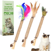 Emballage TINDTOP Bâtonnets Silvervine pour chats.