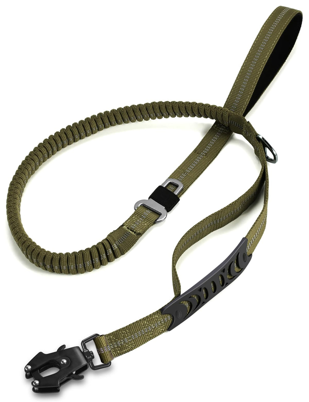 Laisse Tinmarda avec clip metallique rotatif, sans torsion lors des promenades.