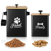Tivray bocaux gourmands chien ensemble grand et petit pour conservation pratique