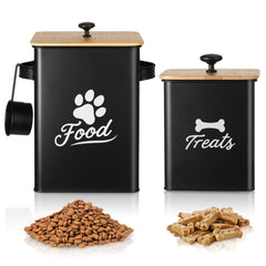 Tivray bocaux gourmands chien ensemble grand et petit pour conservation pratique
