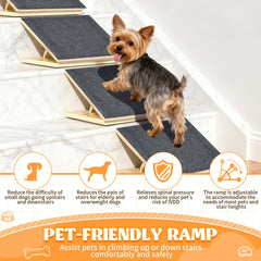 TNELTUEB rampe chien usage interieur et exterieur, acces facile