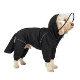 TOBOSS imperméable chien – capuche détachable et protection du corps