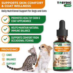 Application ciblée Tobydic pour les oreilles irritées du chien.