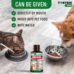 TOBYDIC laboratoire usa garantissant sécurité et qualité pour les animaux.