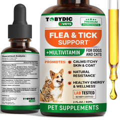 TOBYDIC: gouttes orales protégeant chiens et chats contre puces et tiques