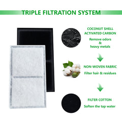 TOGGATH filtre charbon Drinkwell Everflow améliore le goût de l’eau