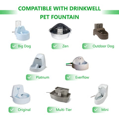 TOGGATH filtre charbon Drinkwell Multi-Tier assure filtration efficace