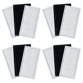 TOGGATH lot de 12 filtres carbone pour fontaine Pioneer Raindrop, filtration d’impuretés et cheveux.