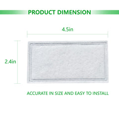 TOGGATH lot de 12 filtres carbone pour fontaine Pioneer Serenity, odeurs réduites et fraîcheur.
