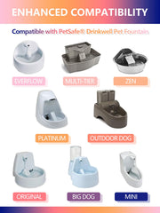 TOGGATH filtre-fontaine-drinkwell-platinum-compatible pour une installation aisée.