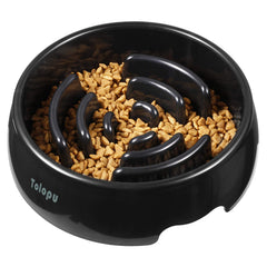 Tolopu bol lent pour chien, vue avant, ralentit l’ingestion pour une digestion plus douce.