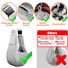 Tomkas porte-chat poids légers, pratique pour petites sorties.