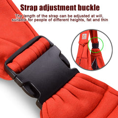 TOMKAS sling chien rouge, ceinture de sécurité pour le maintien en place.