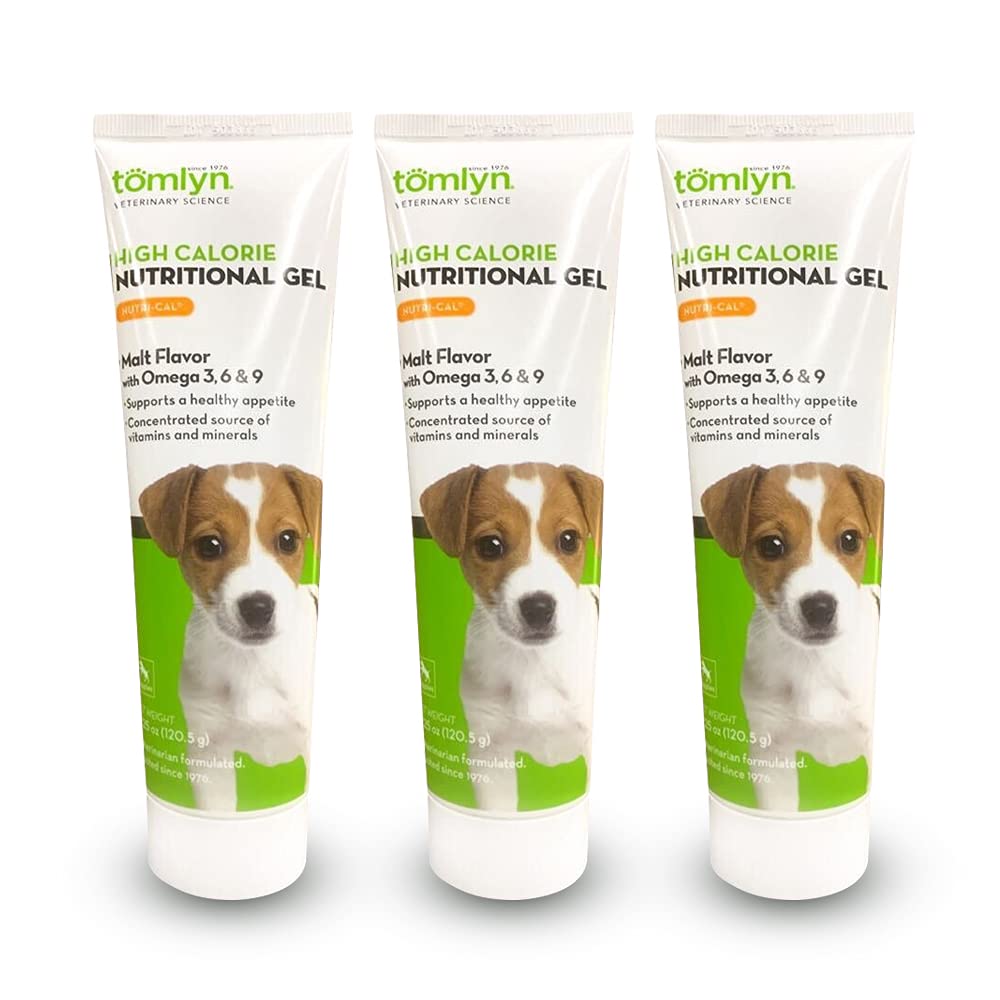 Tomlyn Nutri-Cal gel chiot tube 4-25oz – apport calorique pratique pour chiots gourmands