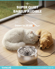 Tomxcute pompe ultra silencieuse assure un intérieur paisible.
