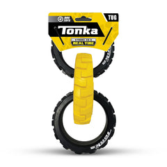 Tonka 3 Anneaux Tug: jouet extérieur pour chiens moyens et grands
