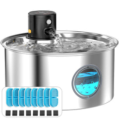 TOONIOOS fontaine chat mouvement – hydratation pratique sans fil