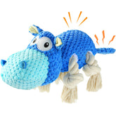 TOOPTATE jouet chien mordeur bleu, parfait pour chiens puissants et activité soutenue.