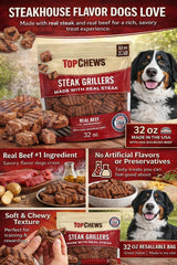 Top Chews Steak Grillers sans aromes artificiels