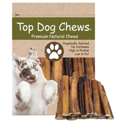 Top Dog Chews Bully Epais 6 Pouces boeuf naturel prêt a mastiquer