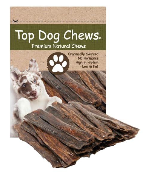 Top Dog Chews: longue tranche d'œsophage de bœuf pour la mastication et le divertissement.