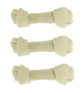 Top Dog Chews : visuel d’un os de boeuf naturel 8–10 pouces, paquet triple.