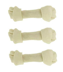 Top Dog Chews : visuel d’un os de boeuf naturel 8–10 pouces, paquet triple.