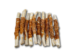 Top Dog Chews twist poulet peau brute — distraction agréable lors des sessions.