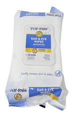 LINGETTES TOP PAW pour oreilles et yeux, nettoyage en douceur pour chiens