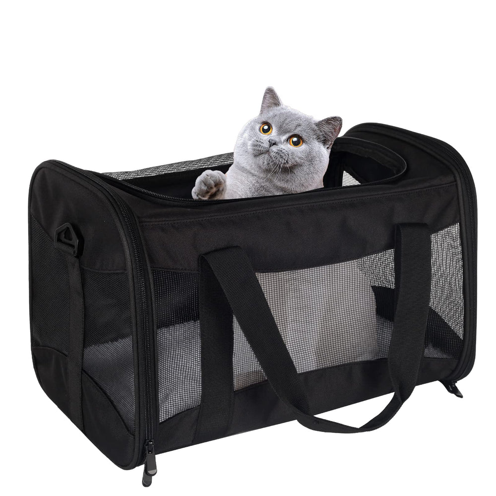 Top tasta sac transport chat avion approuvé sous siège pour voyages.