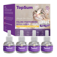 TopSum diffuseur phéromones pour chats apaisant dans le salon pour foyer plus calme.