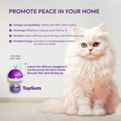 TopSum diffuseur phéromones chat à domicile pour routine sereine et sécurité émotionnelle.