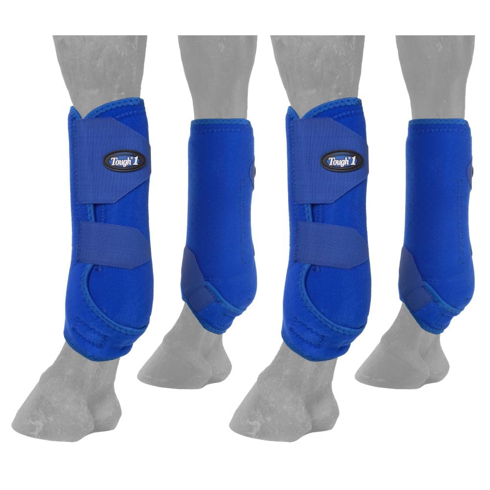 Bottes sport ventilées Tough 1 bleu royal, protection légère et ventilation efficace