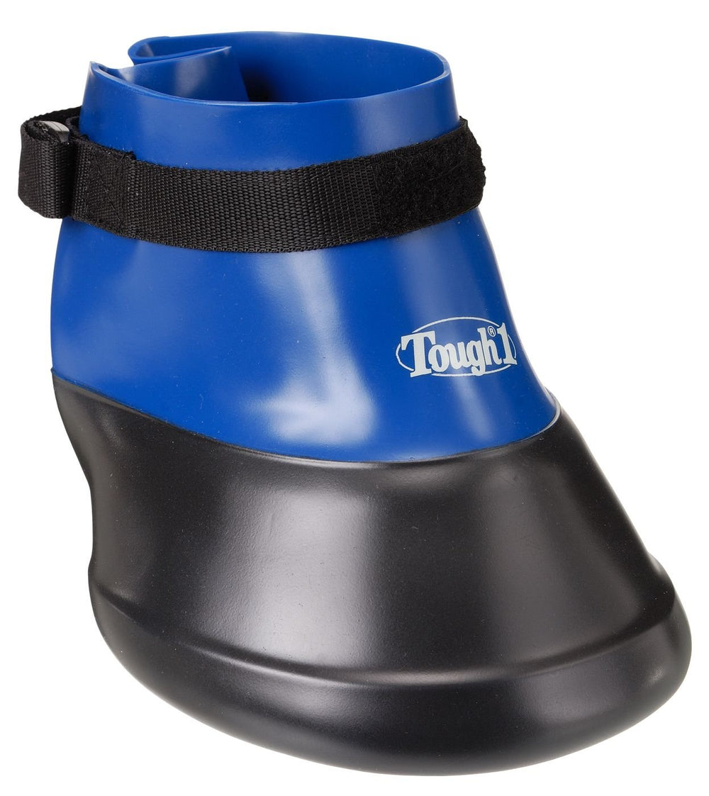 Botte de protection Tough 1 pour sabot en bleu royal, soutien et soin local.