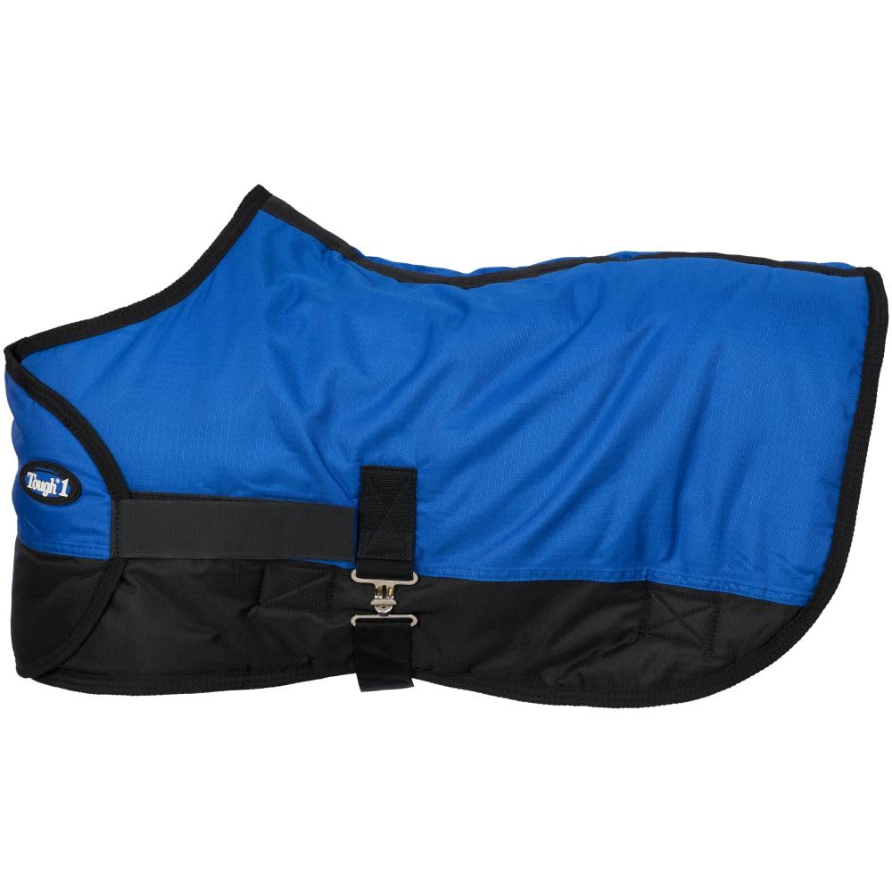 Couverture Tough1 pour poulain 600D bleue royale, confort et ajustement.