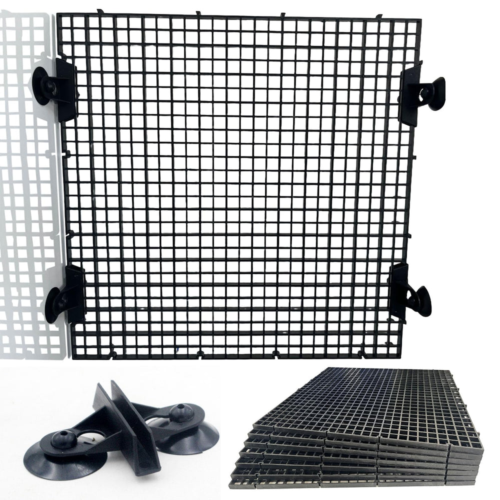 Barrière-diviseur d'aquarium TQDXZA noire 11,8 pouces pour séparer les poissons.