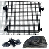 Barrière-diviseur d'aquarium TQDXZA noire 11,8 pouces pour séparer les poissons.
