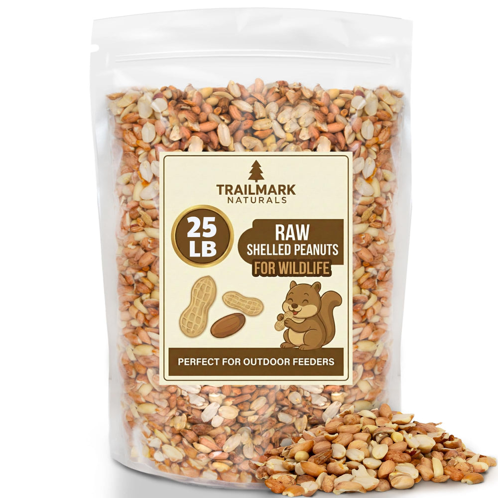 Trailmark Naturals - Arachides décortiquées pour écureuils, snack protéiné en extérieur.