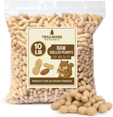 Trailmark Naturals cacahuètes brutes en coquille pour écureuils, récompense naturelle.