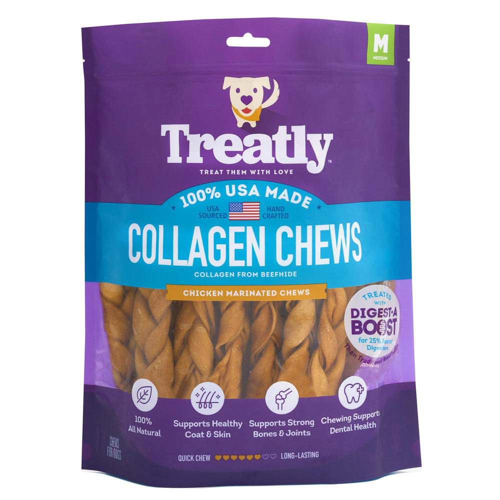 Treatly brins collagene poulet marinade, parfait pour mastiquer longtemps.