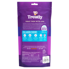 Roulés au collagène Treatly au poulet marinade, texture et goût attractifs