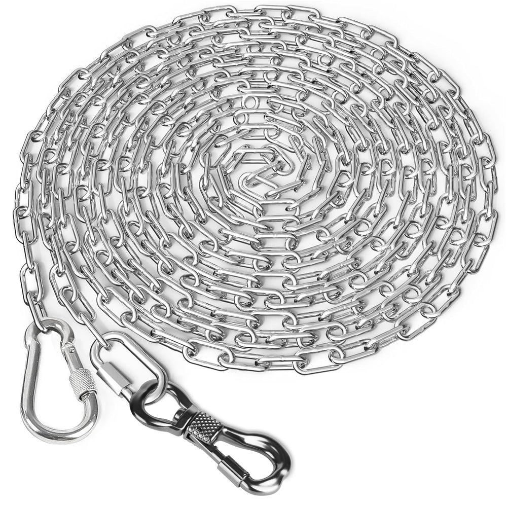 Tresbro câble d'attache chien 15 pieds pour liberté sécurisée en extérieur.