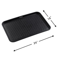 Trimate bac-chaussures rebord-haut 1-25 po aide à contenir les éclaboussures.