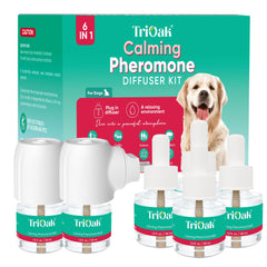 Diffuseur TriOak pour chien, favorisant un environnement calme et relaxant
