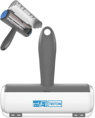 Outil Triton pour poils de chat et chien sur canapé, rouleau détachable pour rangement pratique.
